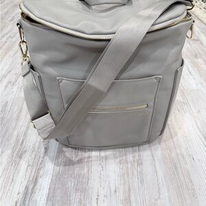 Fawn Design Light Gray Baby Bag